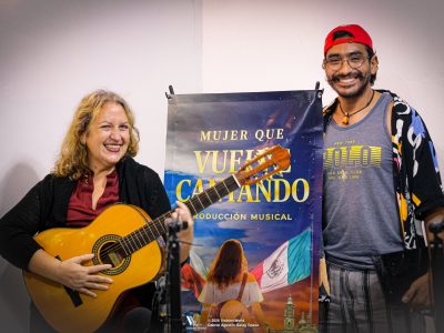 Coberura Entrevista de Radio programa Sinapsis · Vero Garay