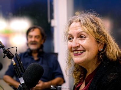Coberura Entrevista de Radio programa Sinapsis · Vero Garay