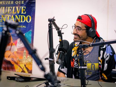Coberura Entrevista de Radio programa Sinapsis · Vero Garay