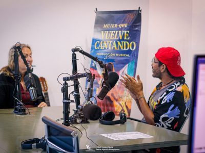 Coberura Entrevista de Radio programa Sinapsis · Vero Garay